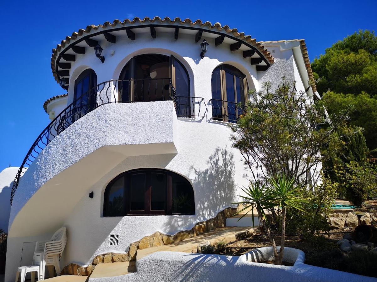 La Madrugada - Luxury Moraira Villa With Sea Views And Private Heated Pool Buitenkant foto